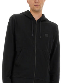 Boss Men's Cotton Sweatshirt Black