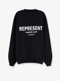 Represent Men's Cotton Sweatshirt Black
