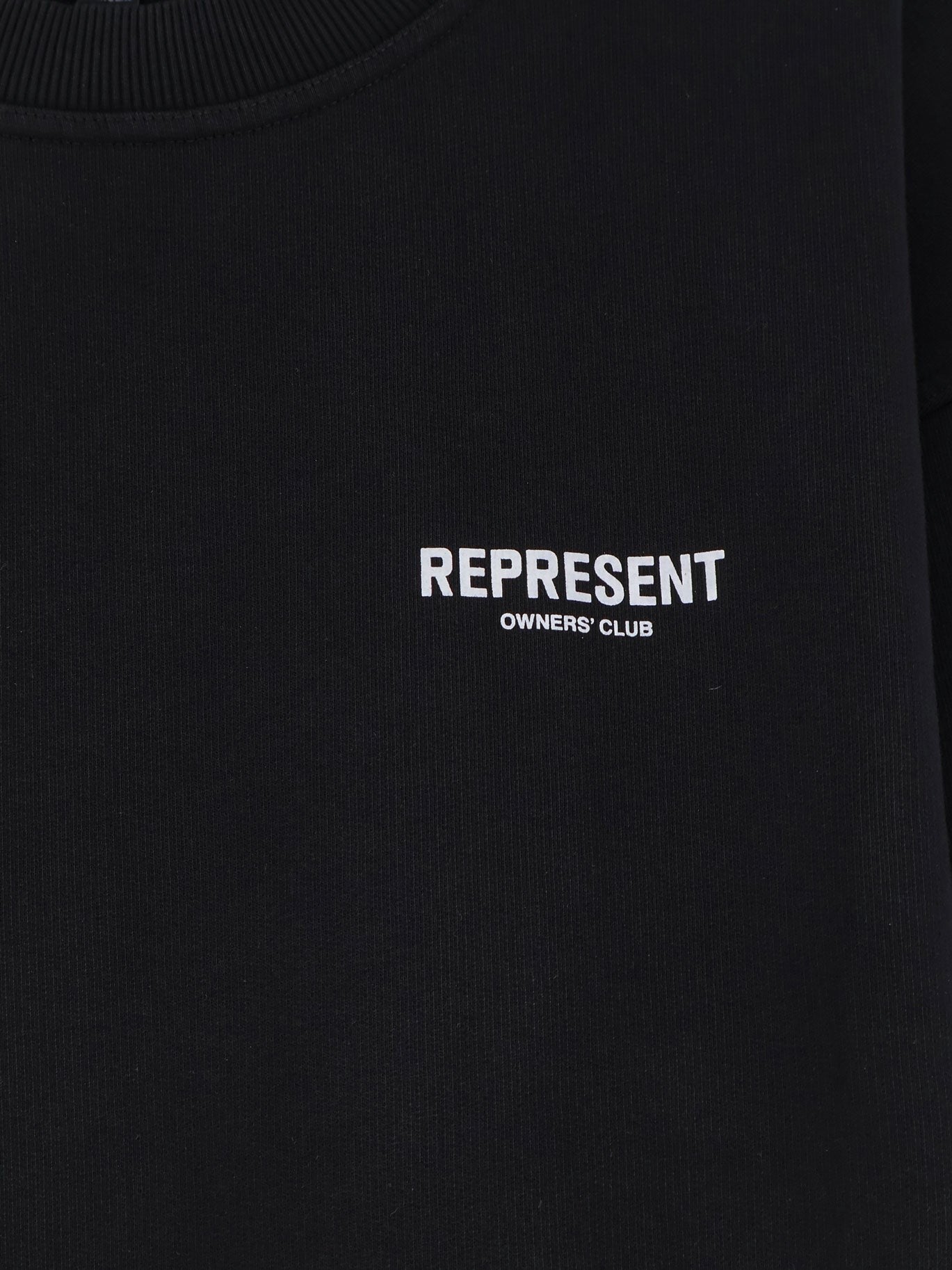 Represent Men's Cotton Sweatshirt Black