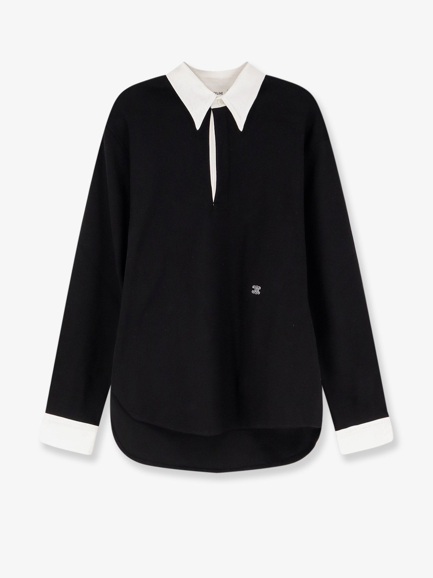 Celine Men's Cotton Sweatshirt Black