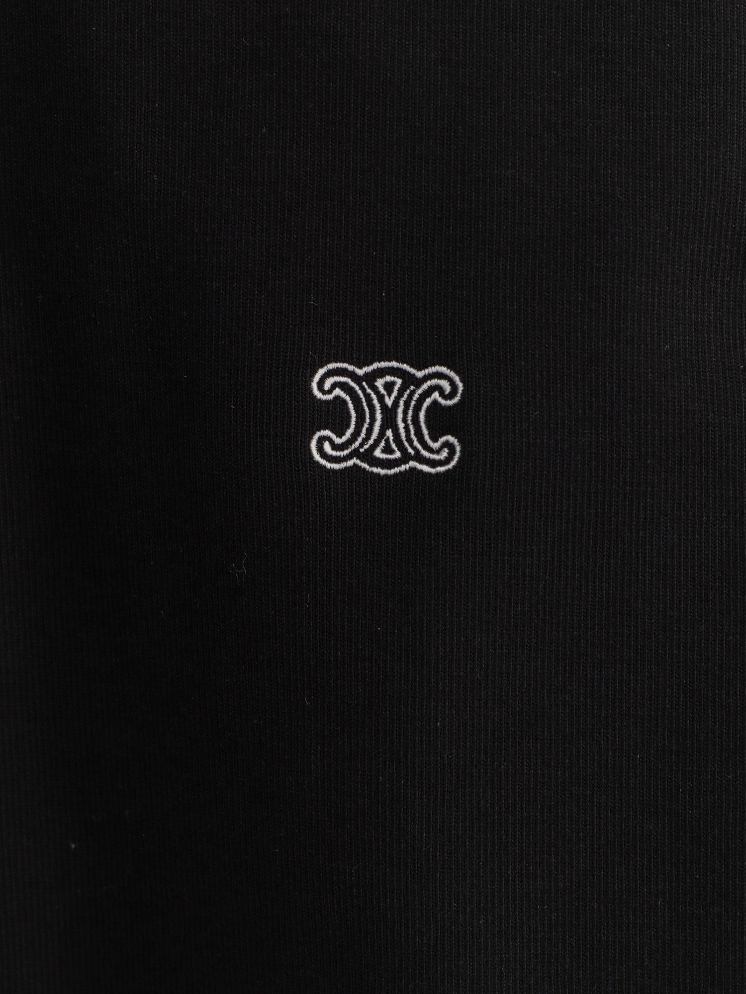 Celine Men's Cotton Sweatshirt Black