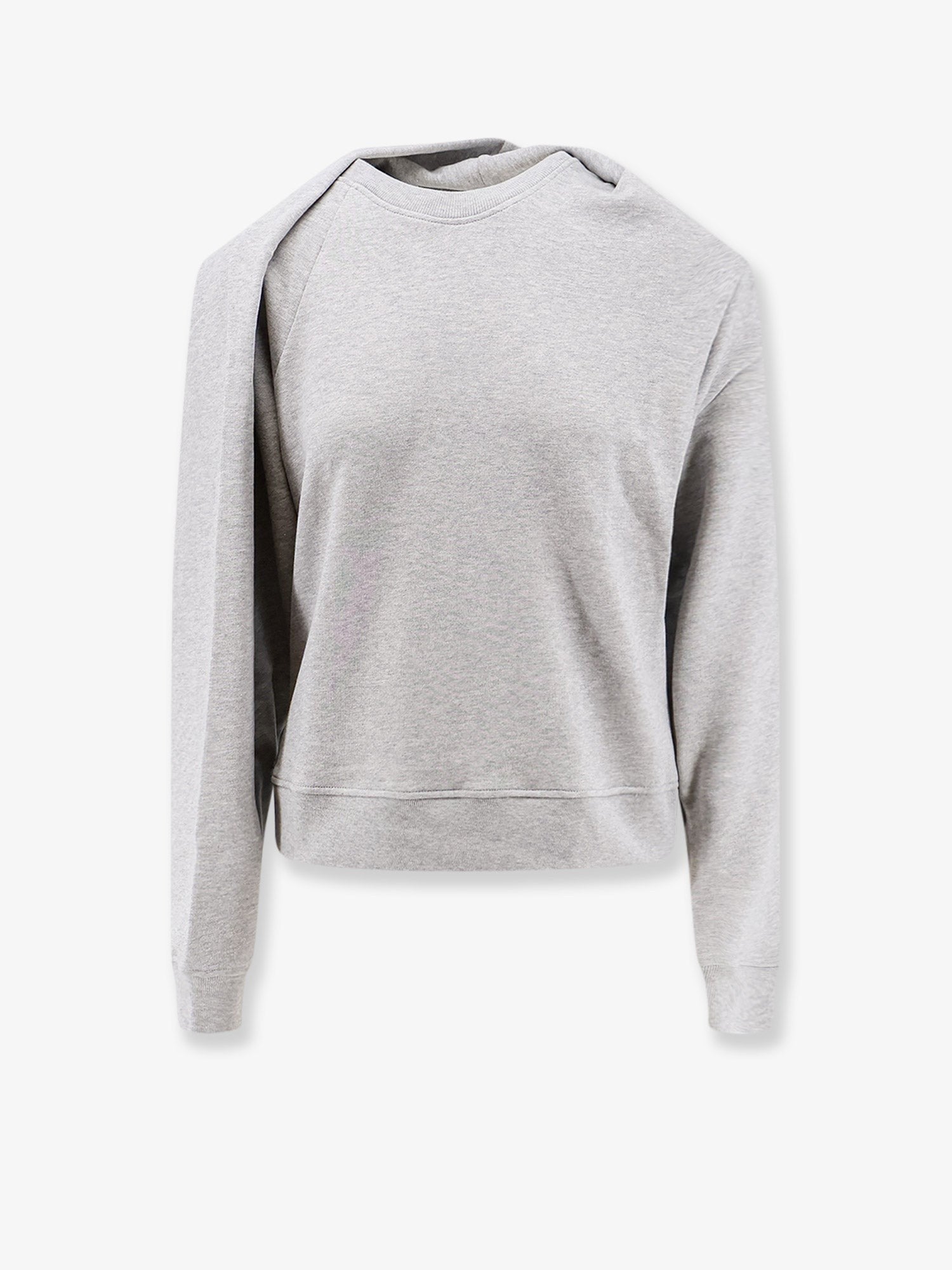 Dries Van Noten Women's Cotton Sweatshirt Grey