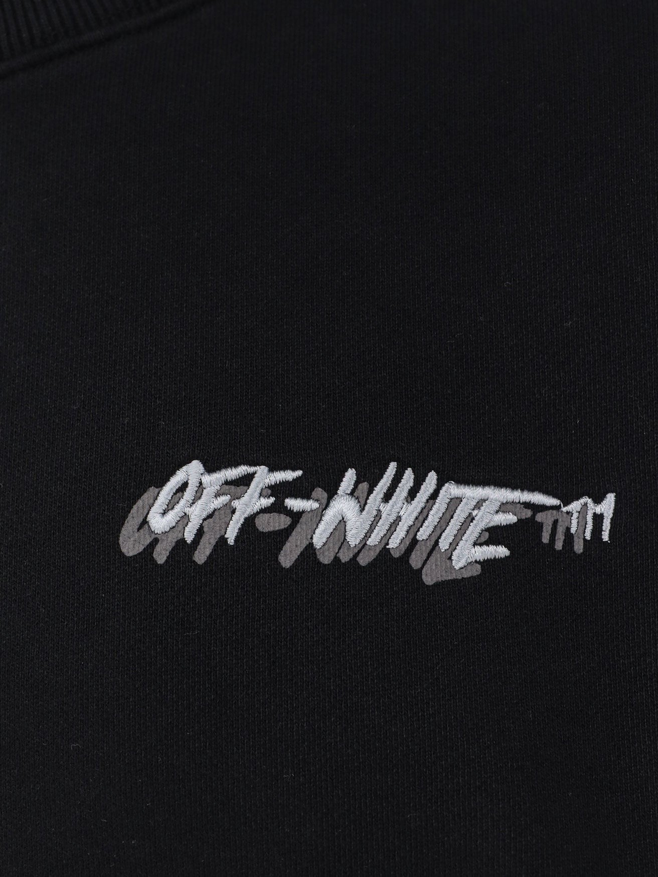 Off-White Men's Cotton Sweatshirt Black