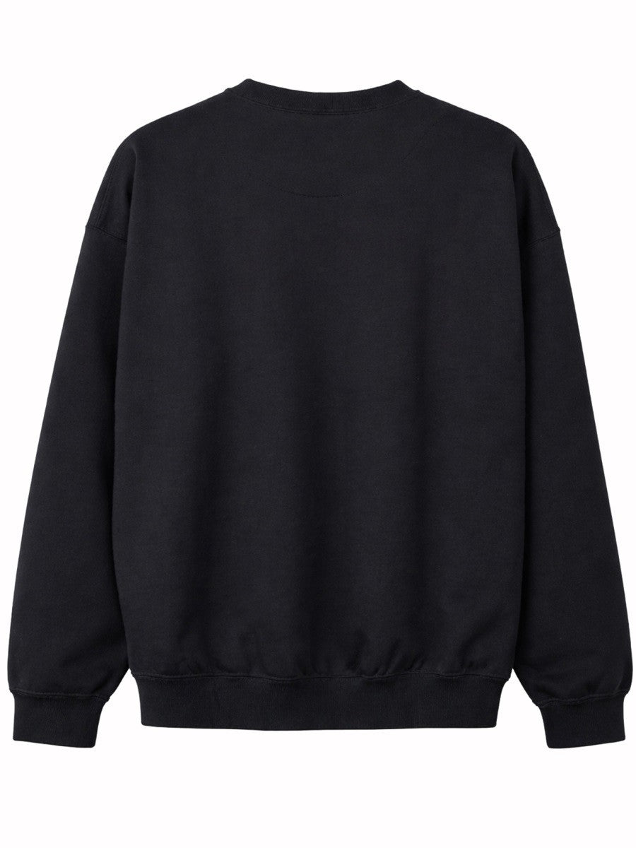 Y-3 Unisex Cotton Sweatshirt Black