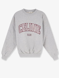 Celine Women's Cotton Sweatshirt White