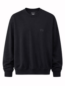 Y-3 Unisex Cotton Sweatshirt Black