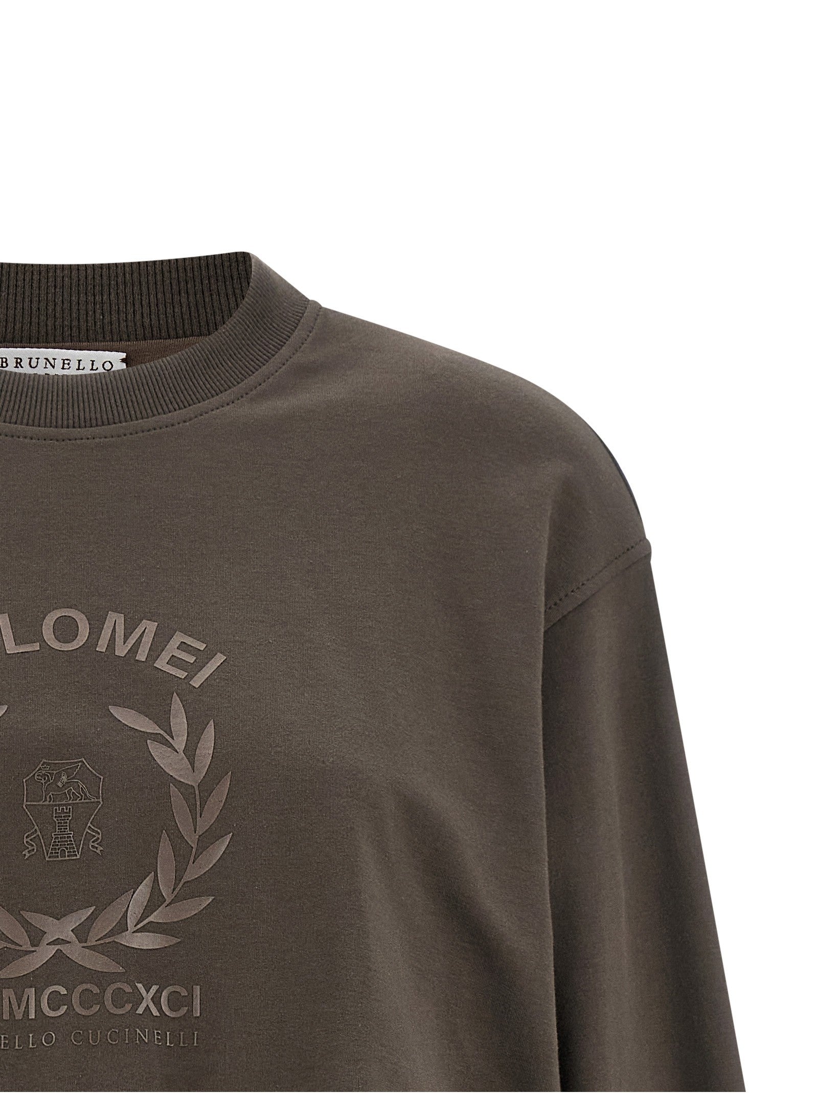 Brunello Cucinelli Cotton Sweatshirt Brown