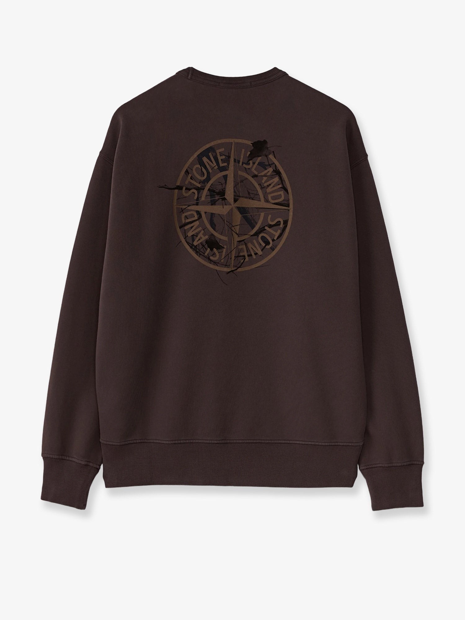 Stone Island Men's Cotton Sweatshirt Red