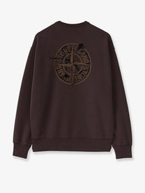 Stone Island Men's Cotton Sweatshirt Red