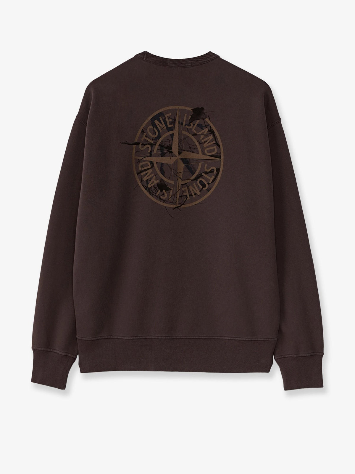 Stone Island Men's Cotton Sweatshirt Red, view 2
