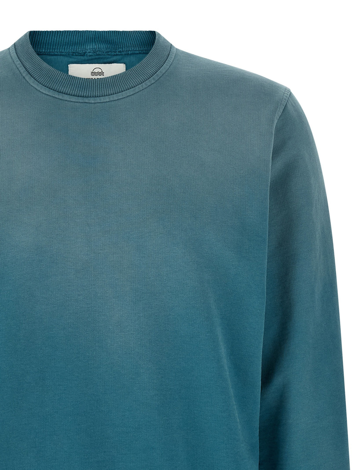 Riviera Project Cotton Sweatshirt Blue, view 3
