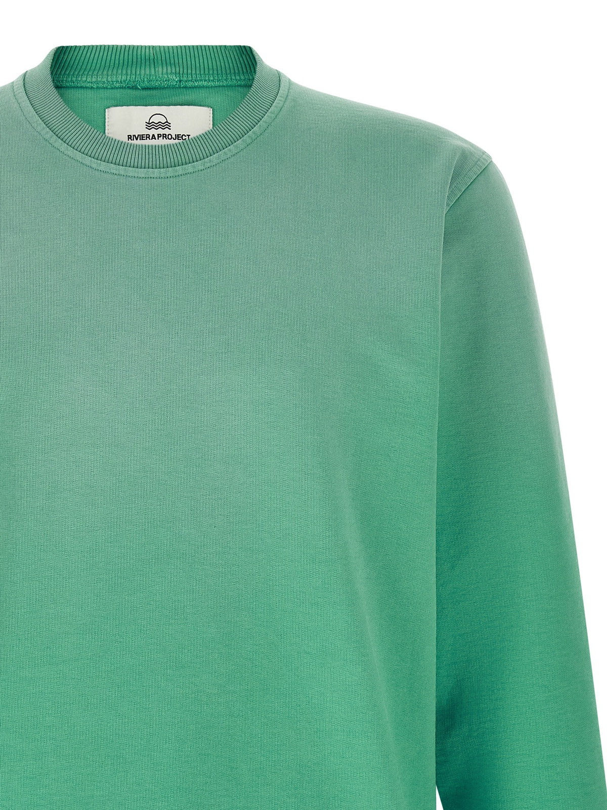 Riviera Project Cotton Sweatshirt Green, view 3
