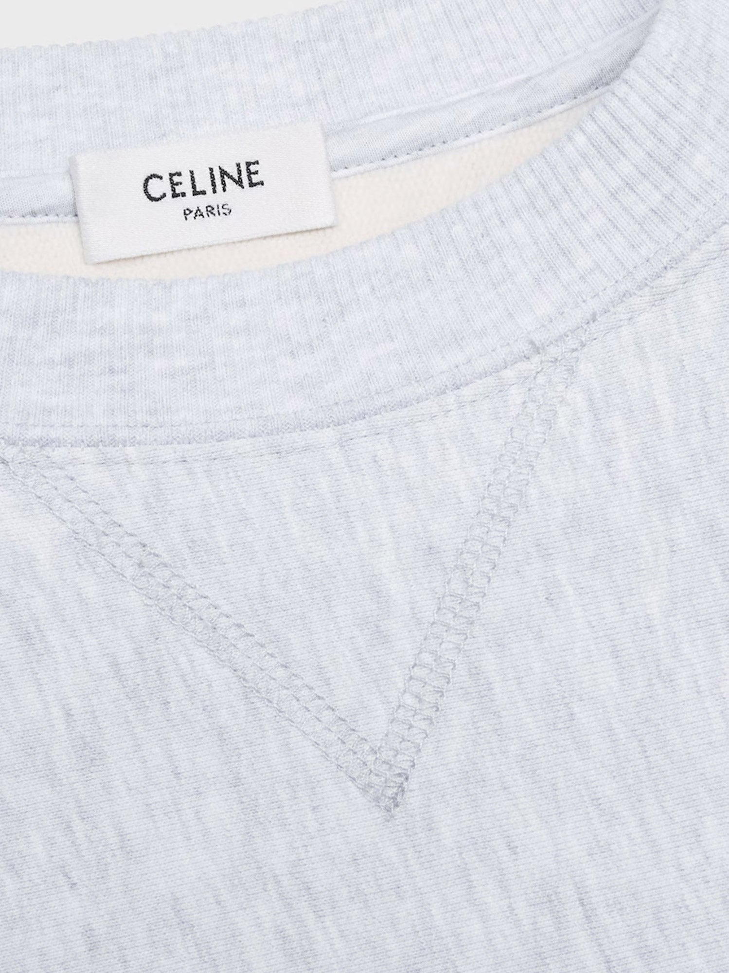 Celine Men's Cotton Sweatshirt Black