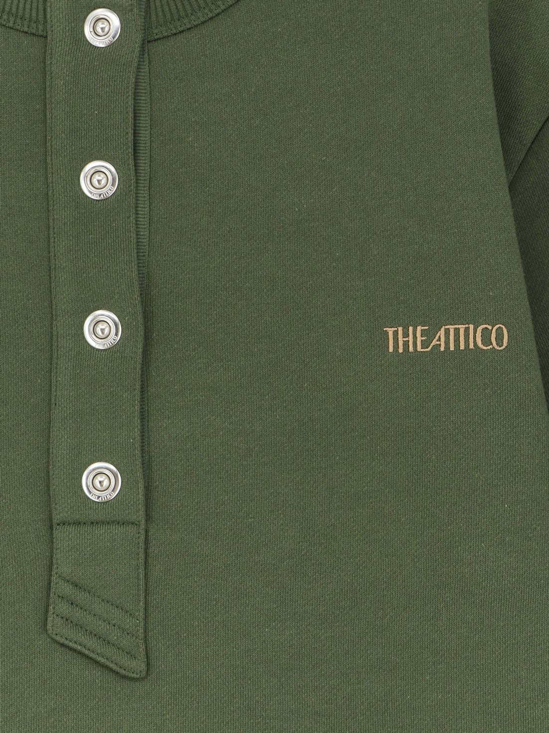 The Attico Women's Cotton Sweatshirt Green