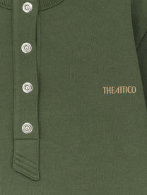The Attico Women's Cotton Sweatshirt Green