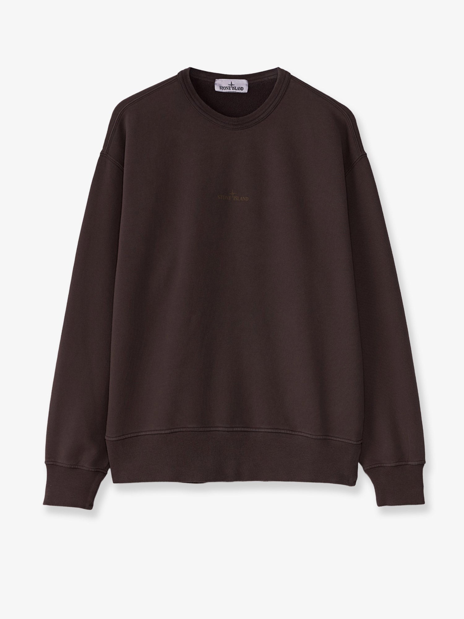 Stone Island Men's Cotton Sweatshirt Red