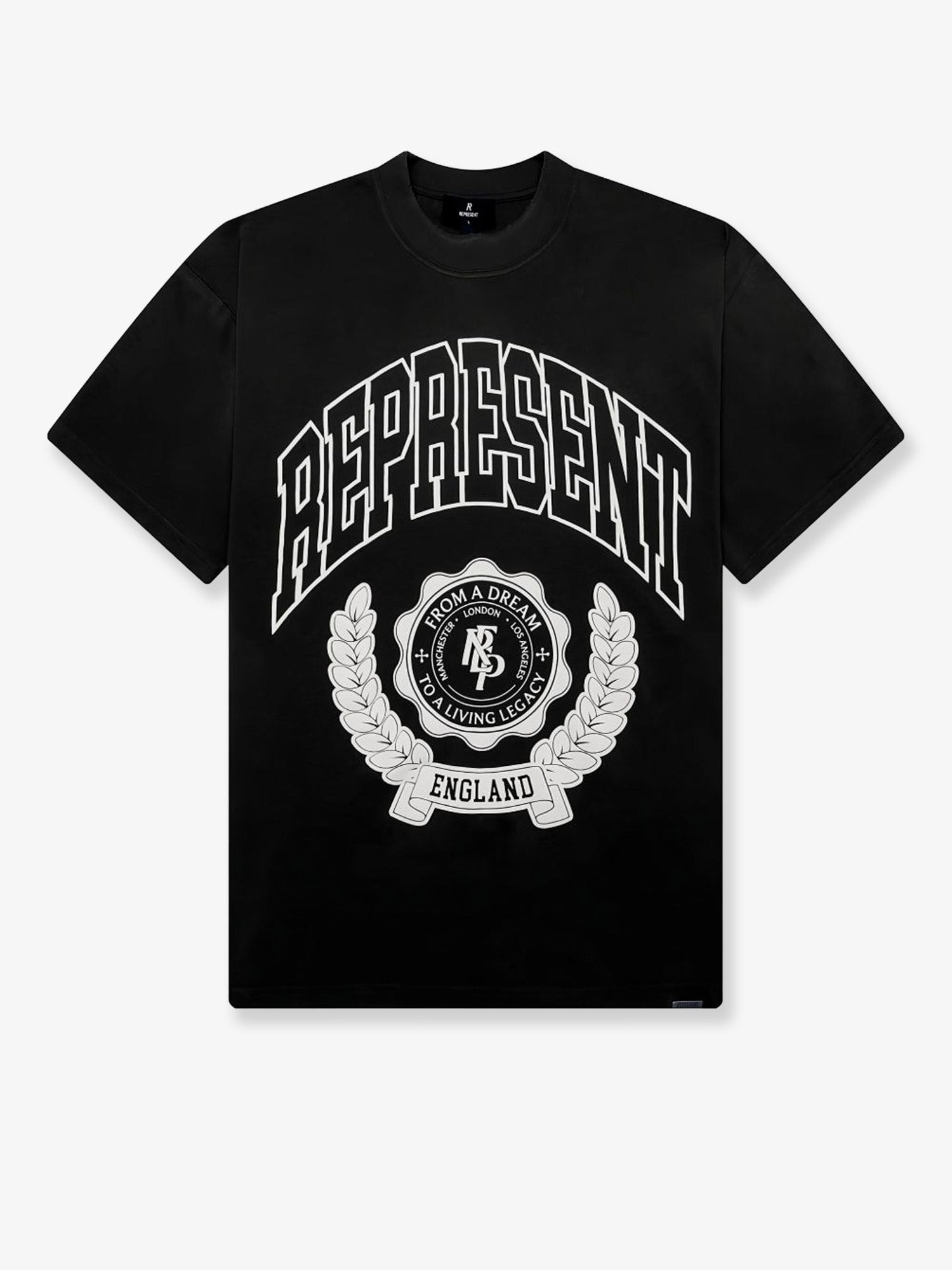 Represent Men's Legacy Crest Cotton Shirt Black Represent