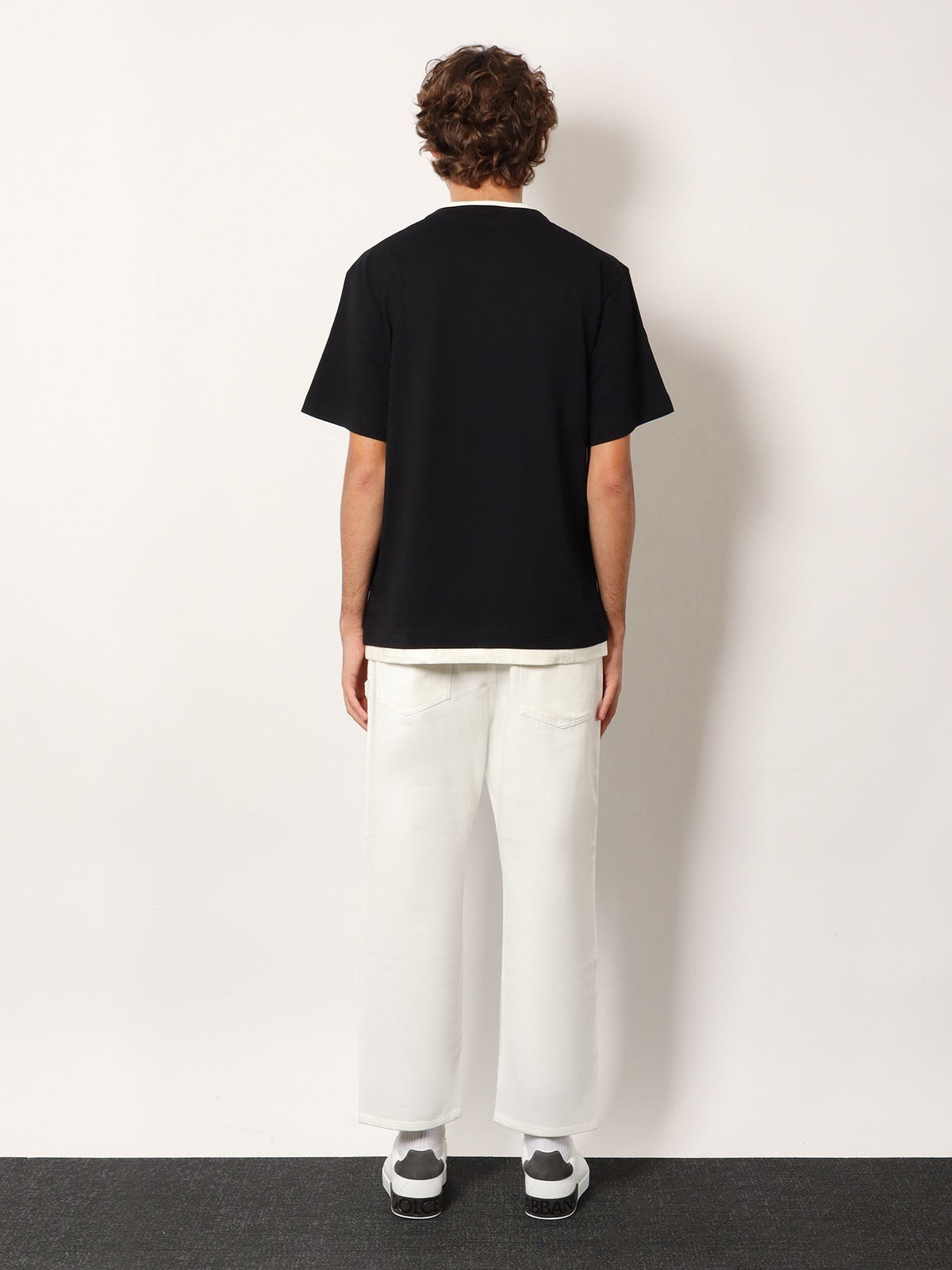 Dolce &amp; Gabbana Men's Cotton Shirt Black, view 3