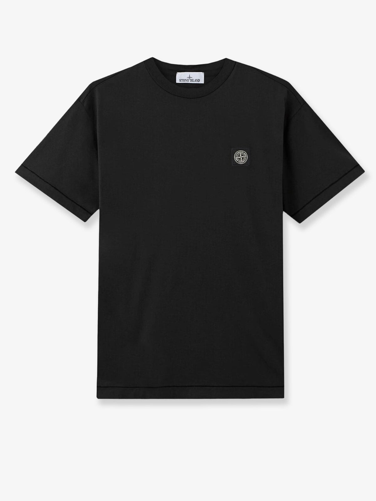 Stone Island Men's Cotton Shirt Black, view 2