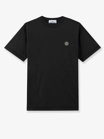 Stone Island Men's Cotton Shirt Black, view 2