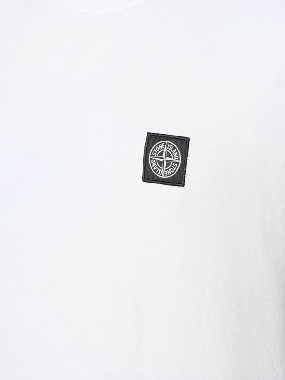Stone Island Men's Cotton Shirt White, view 3