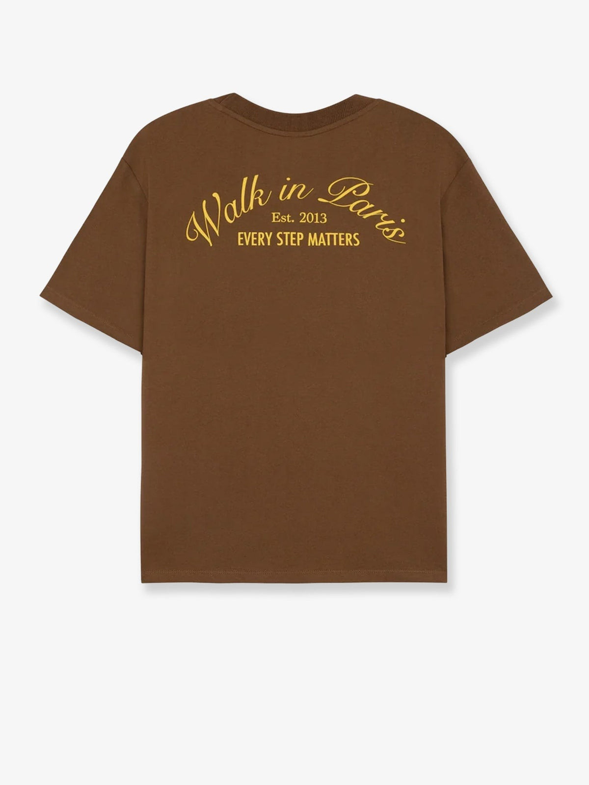 Walk In Paris Men's Cotton Shirt Brown