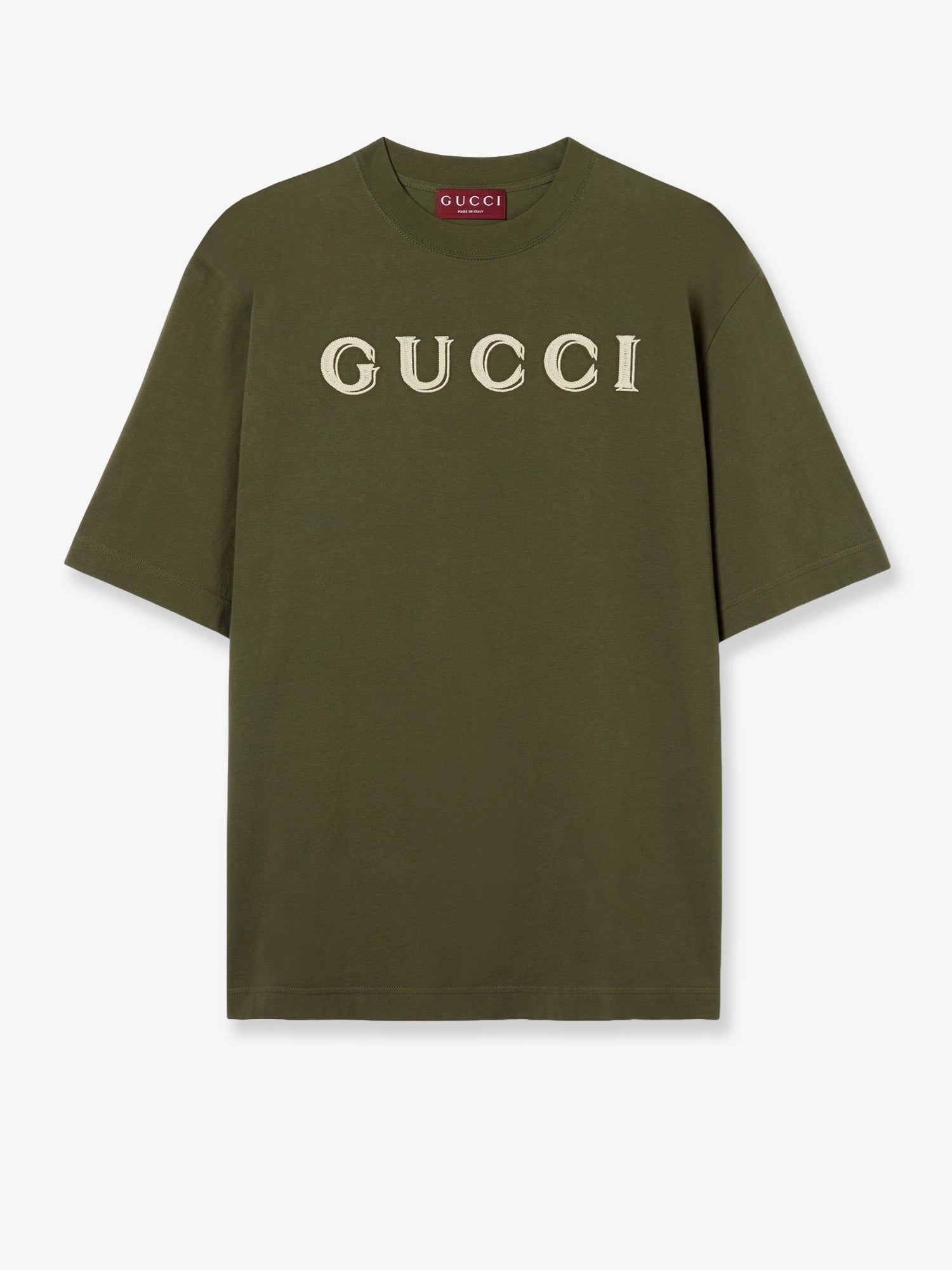 Gucci Men's Cotton Shirt Green