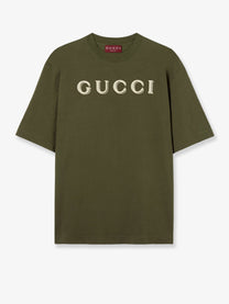 Gucci Men's Cotton Shirt Green
