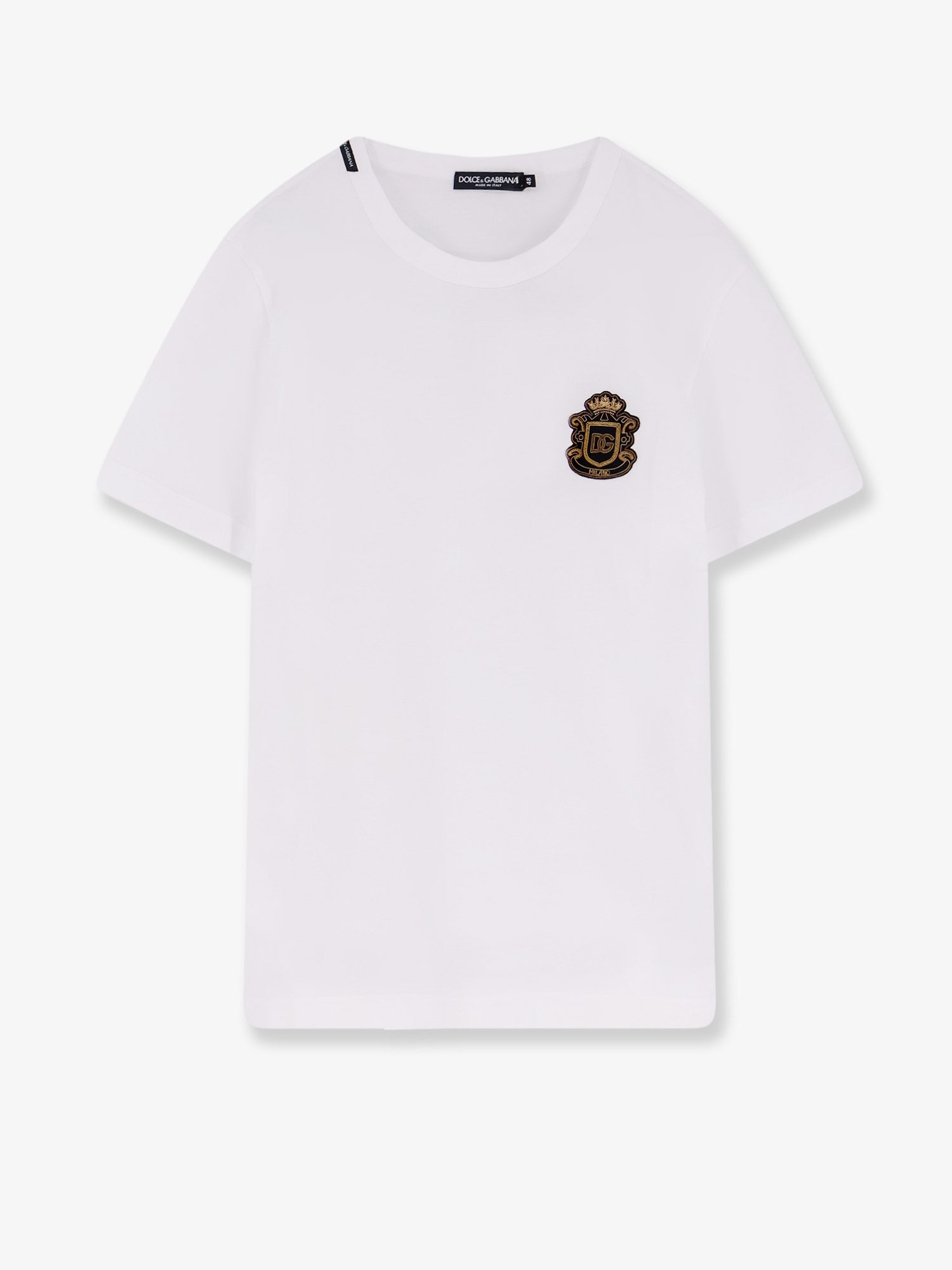 Dolce &amp; Gabbana Men's Heraldic Patch Shirt White