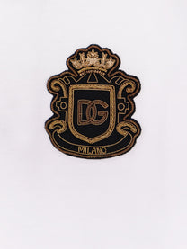 Dolce &amp; Gabbana Men's Heraldic Patch Shirt White
