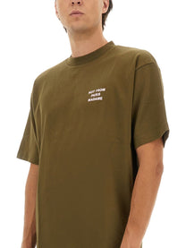 Drole De Monsieur Men's Cotton Shirt Brown Drole De Monsieur