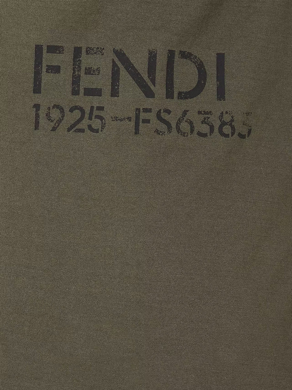 Fendi Men's Cotton Shirt Green, view 3