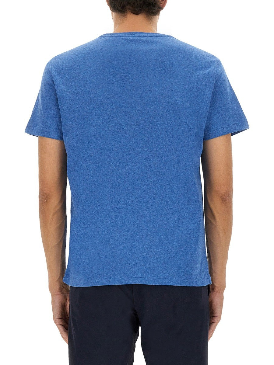 Polo Ralph Lauren Men's Cotton Shirt Blue, view 3