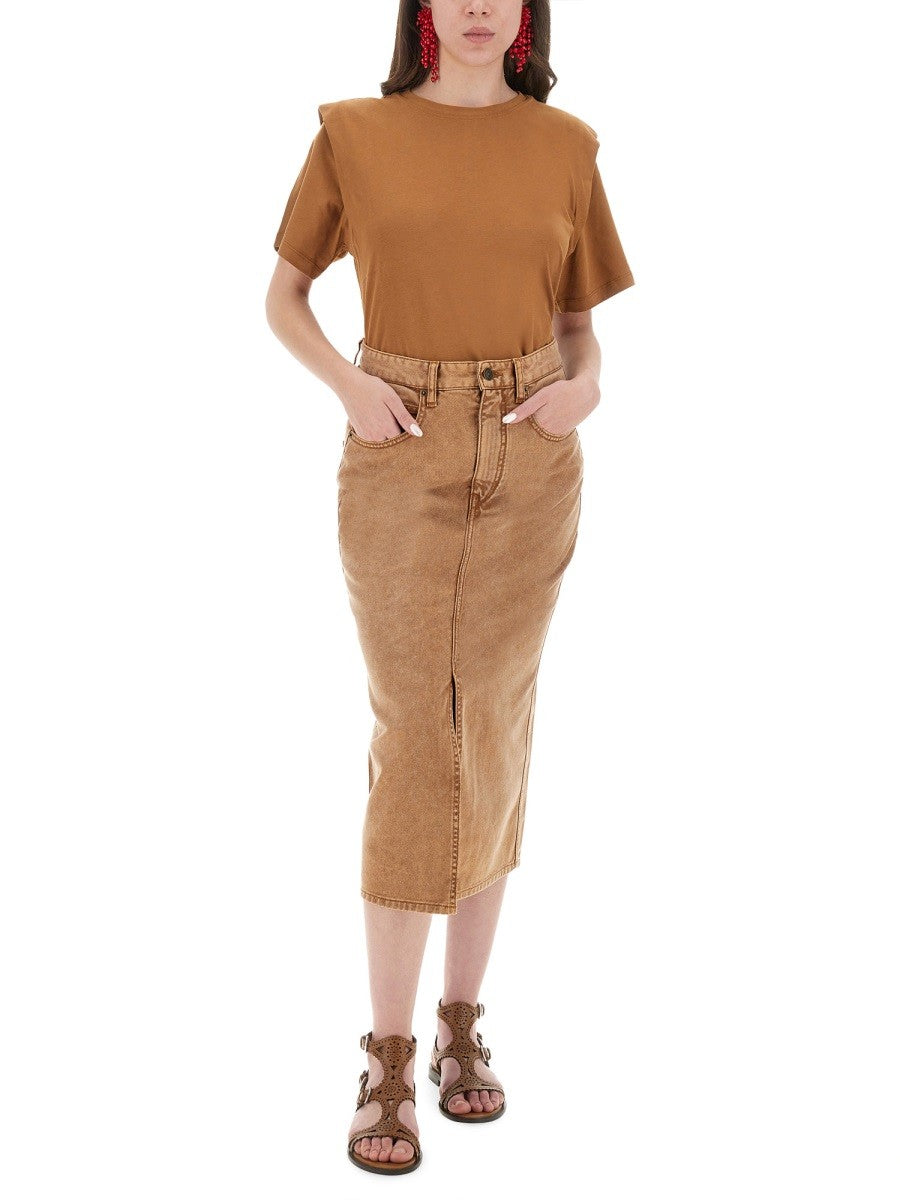ISABEL MARANT Women's Cotton Shirt Beige