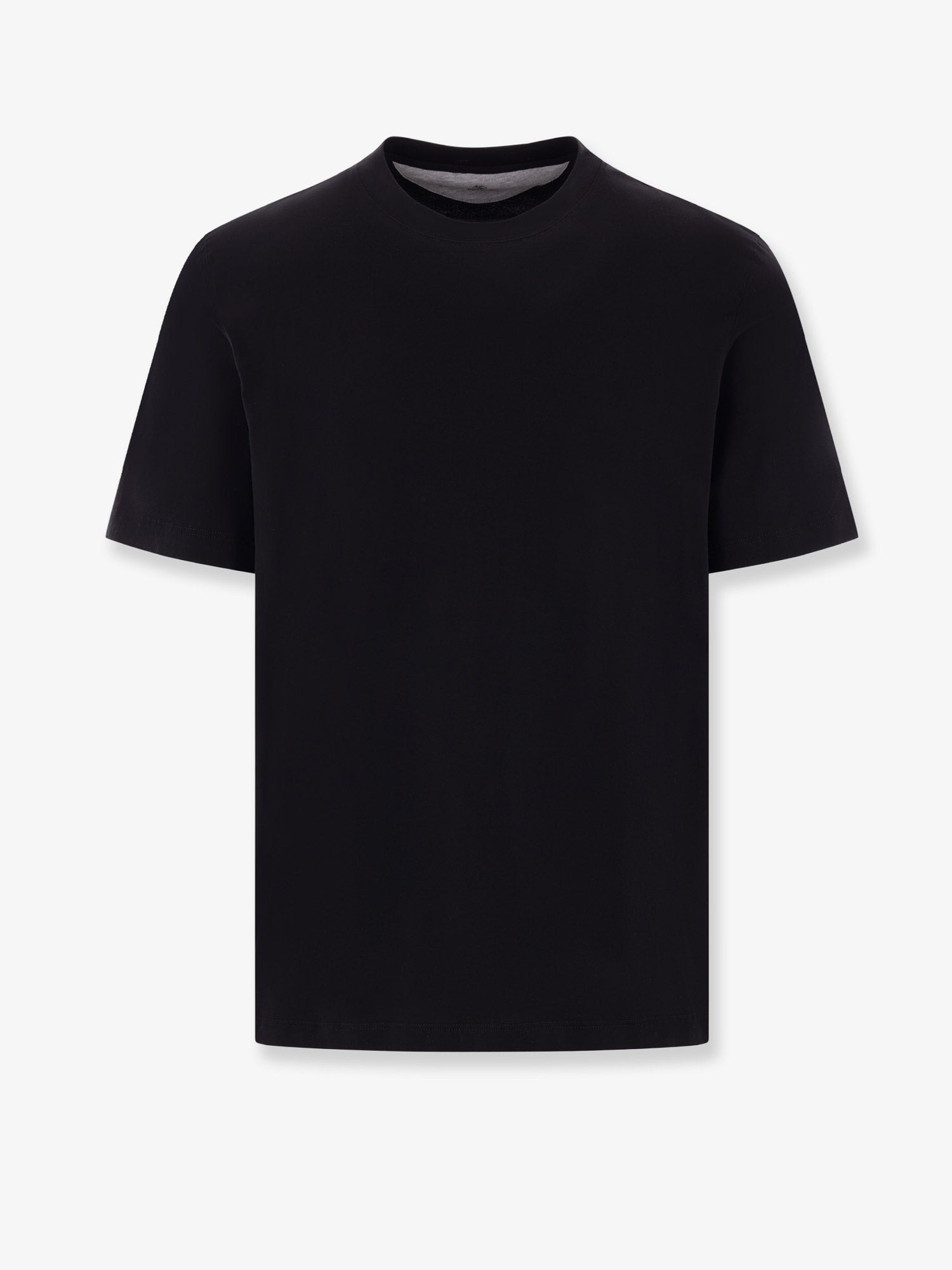 Brunello Cucinelli Men's Cotton Shirt Black