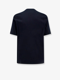 Brunello Cucinelli Men's Cotton Shirt Blue