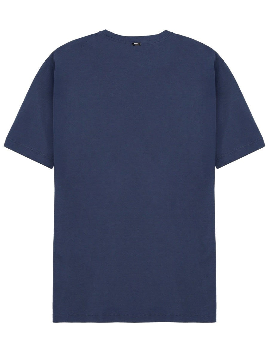 Herno Men's Cotton Shirt Blue