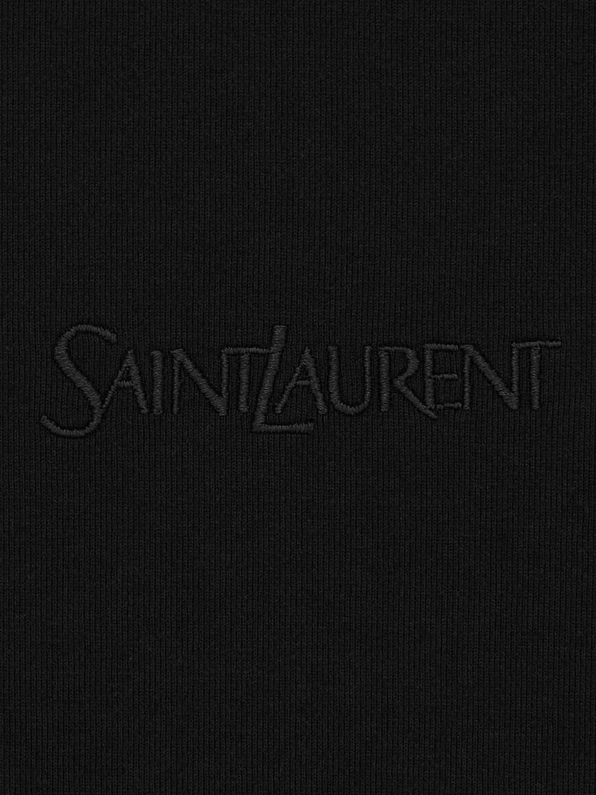 Saint Laurent Men's Cotton Shirt Black, view 3