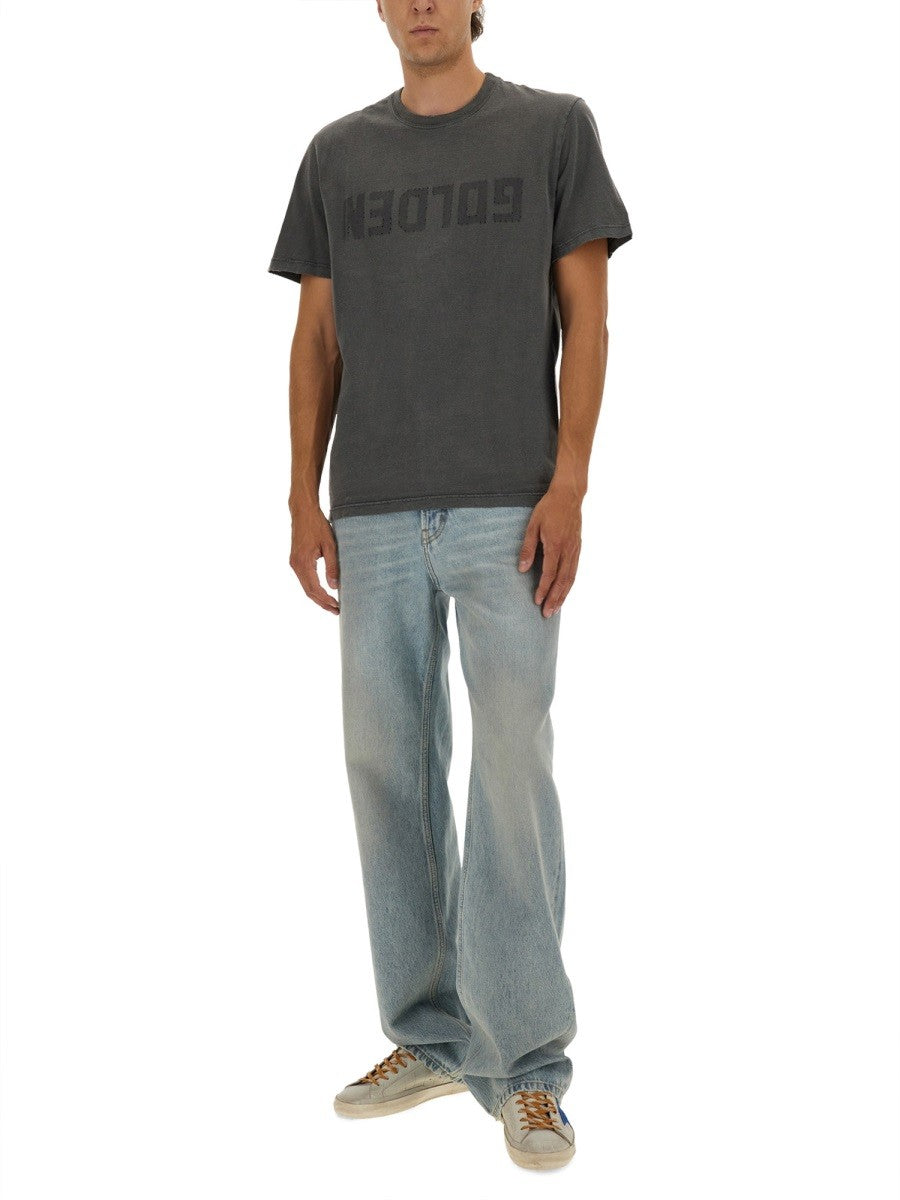 Golden Goose Men's Cotton Shirt Grey