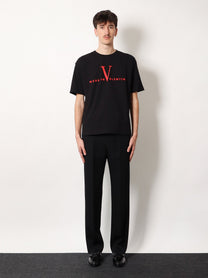 Valentino Men's Cotton Shirt Black, view 2