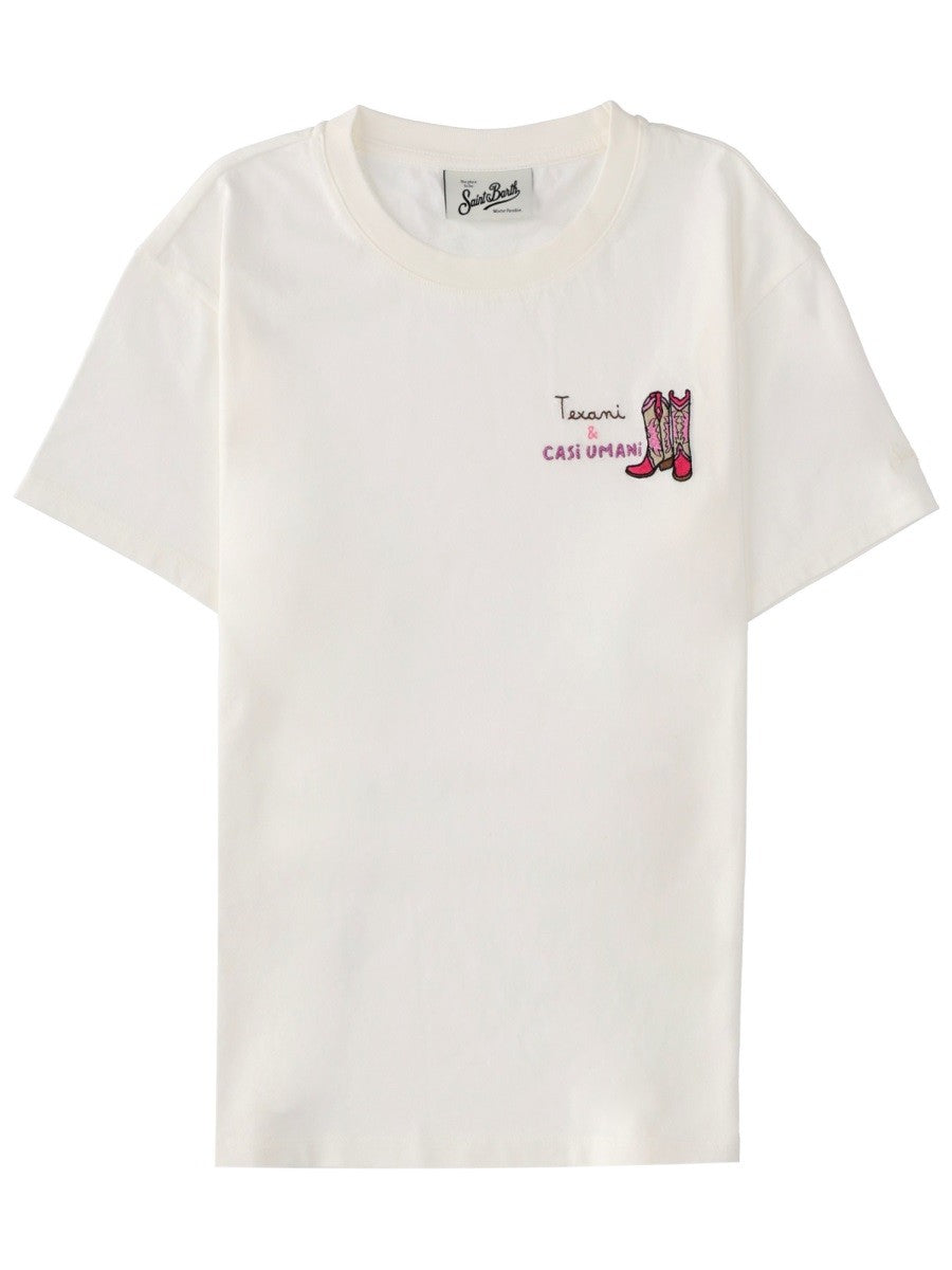 Mc2 Saint Barth Women's Cotton Shirt White
