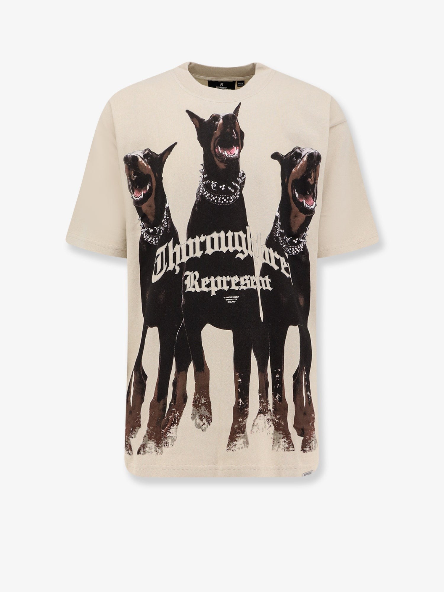 Represent Men's Cotton Shirt White Represent