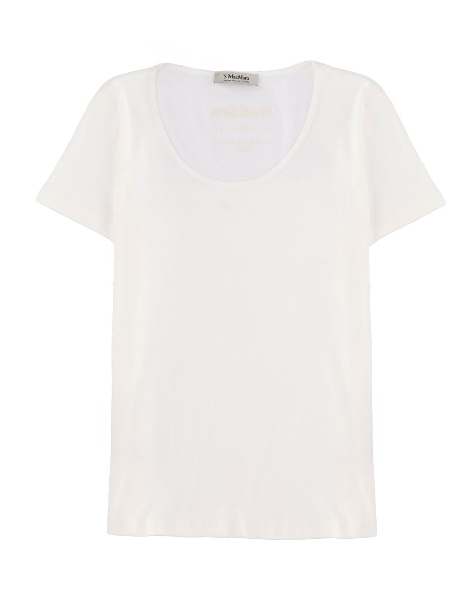S MAX MARA Women's Cotton Shirt White