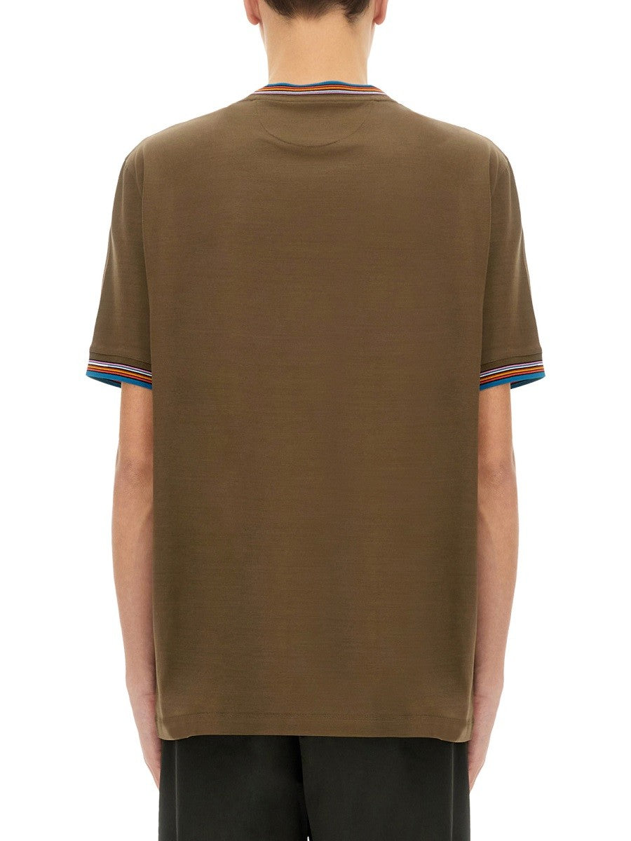Paul Smith Men's Cotton Shirt Brown, view 3