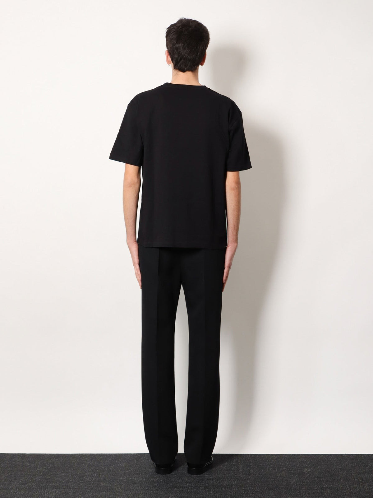 Valentino Men's Cotton Shirt Black, view 3