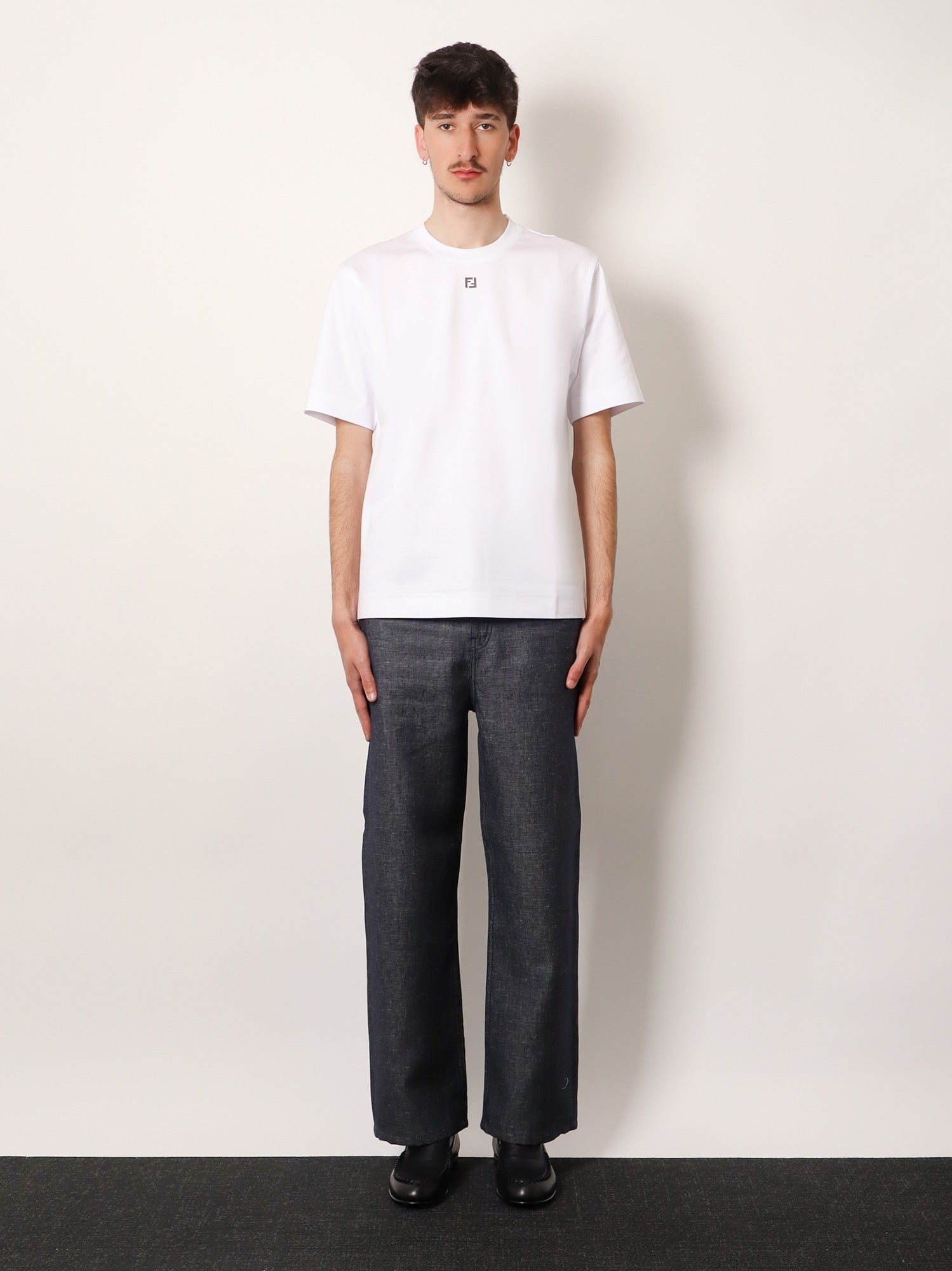 Fendi Men's FF Shirt White