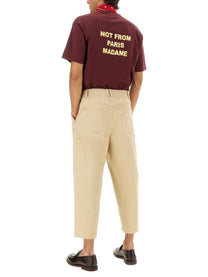 Drole De Monsieur Men's Cotton Shirt Red Drole De Monsieur