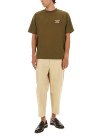 Drole De Monsieur Men's Cotton Shirt Brown Drole De Monsieur