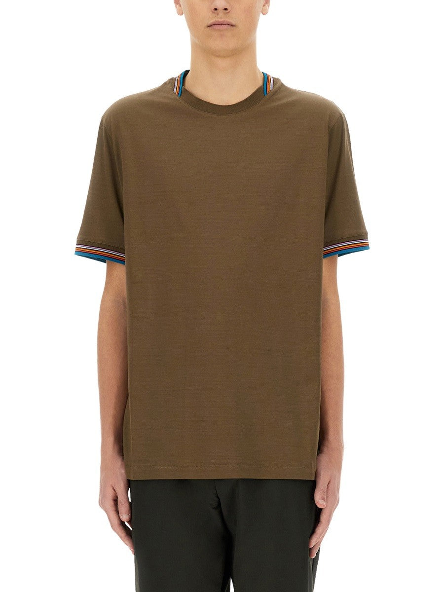 Paul Smith Men's Cotton Shirt Brown