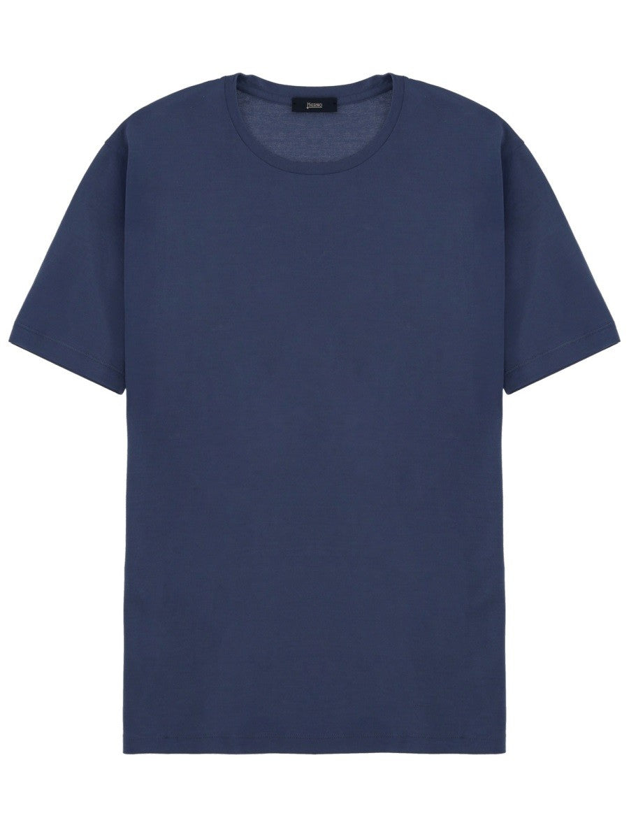 Herno Men's Cotton Shirt Blue